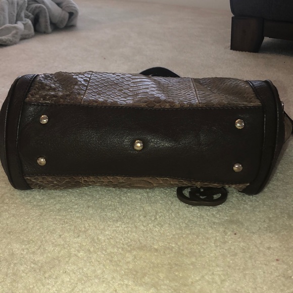 RARE! Gucci Python Leather Tote - Picture 4 of 8